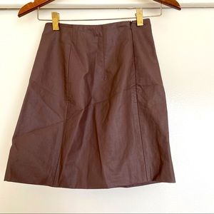 Leather skirt